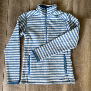 ⭐️ FINAL PRICE ⭐️ patagonia 1/2 zip pullover striped blue gray xs